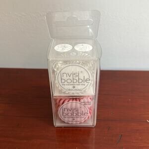 InvisiBobble - 6 pack clear Me, Myself and I NWT NEW Hair Ring Accessory Holder